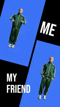 Me & Friend Collage 