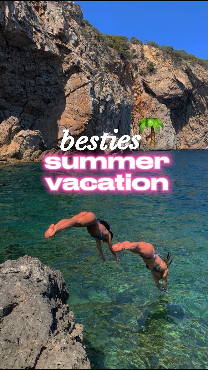 Mejores amigas vacaciones de verano
