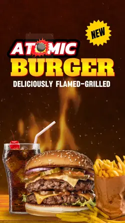 Burger Ad Template
