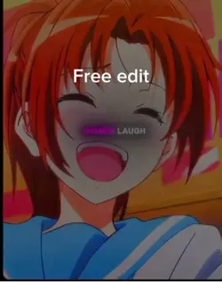 Anime laughing