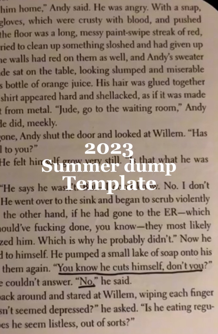 Summer 2023 dump<3