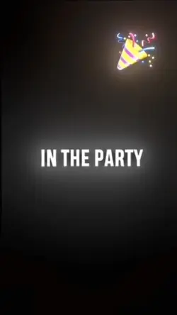 In the party 🎉 