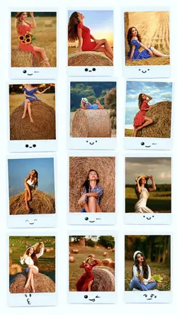 Smile emoji template