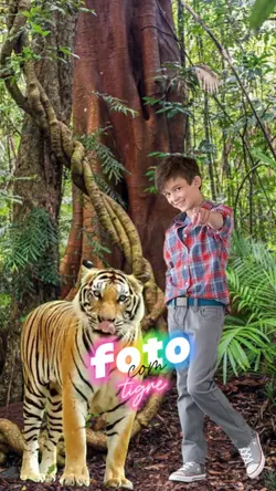 foto com tigre
