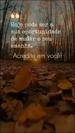 Acredite em você 