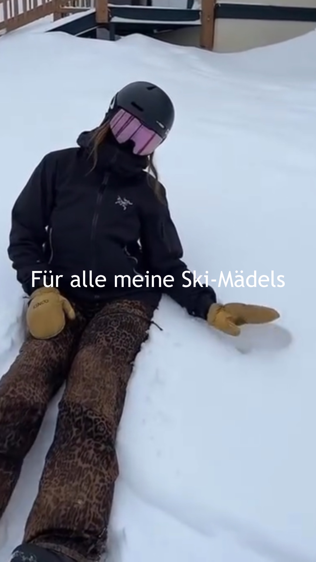 Schnee u. Skilaufen!