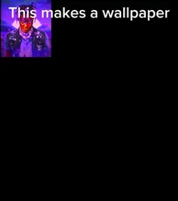 Makes a wallpaper