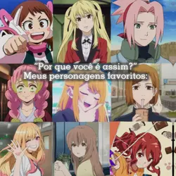 Meus personagens fav