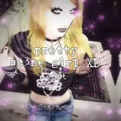 pretty scene girl