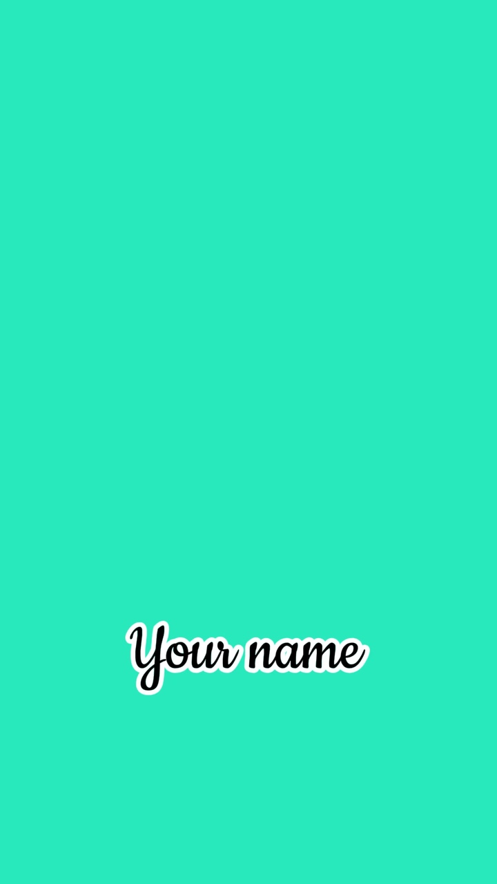 Your name