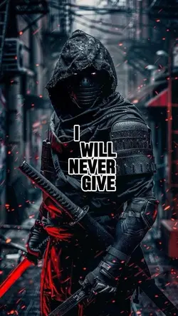 Never give up 