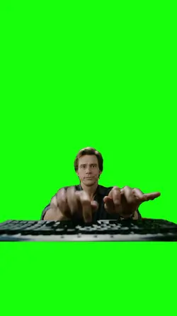 Jim Carrey Typing