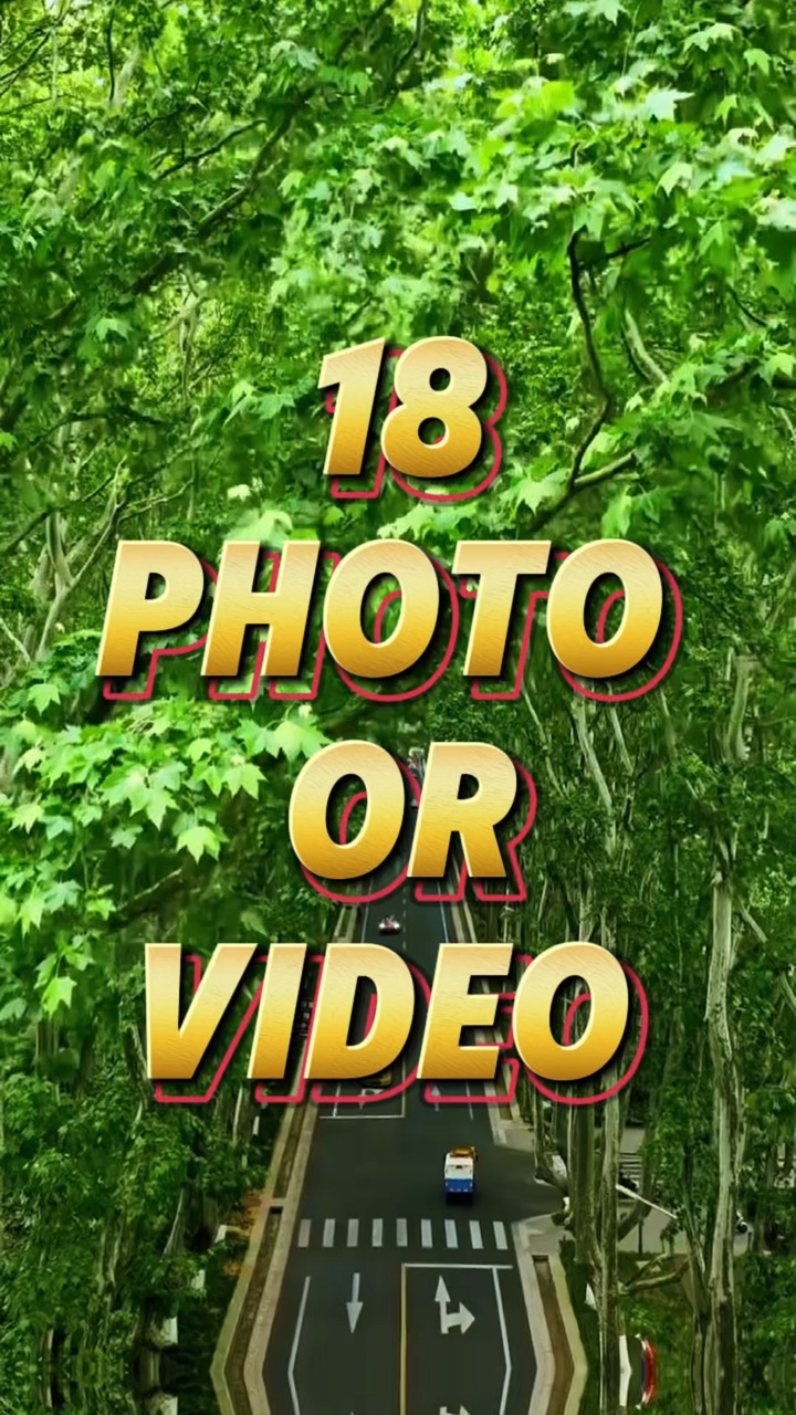 18 photo ou vidéo 