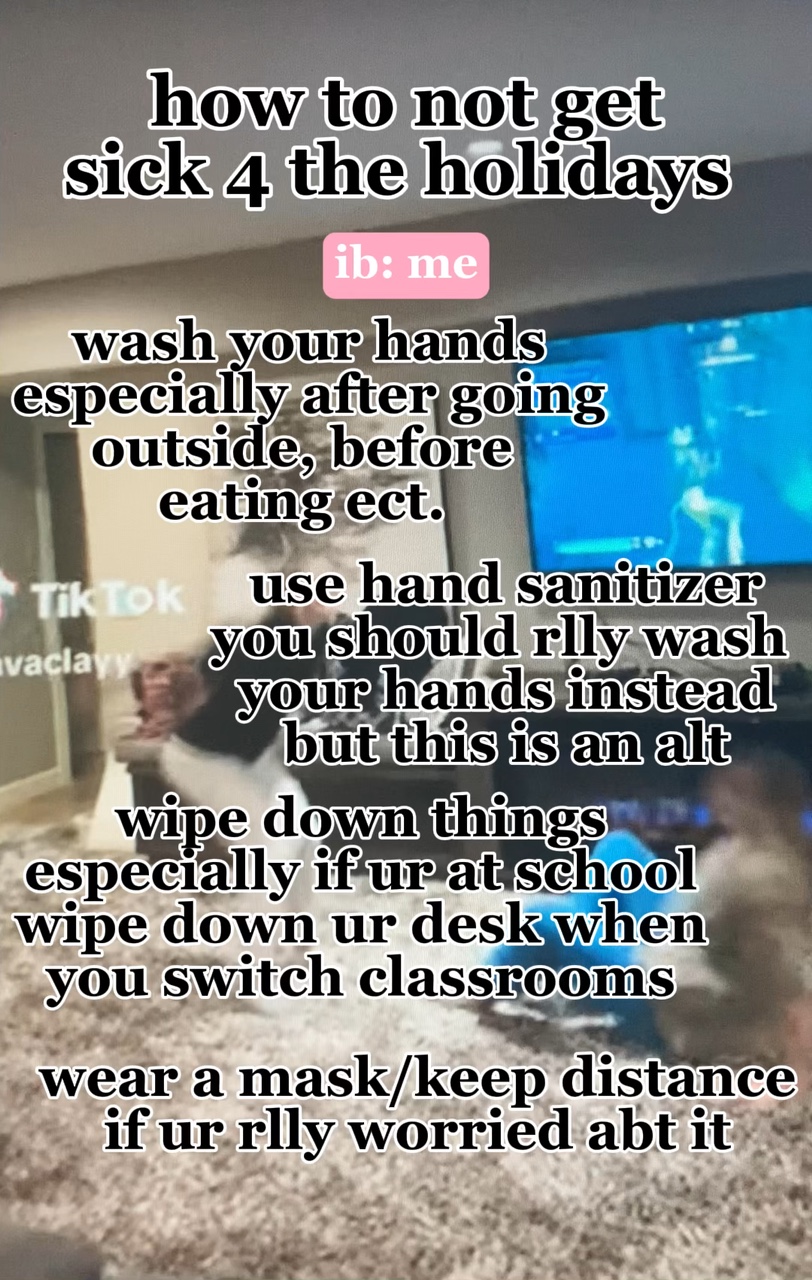 dont get sick