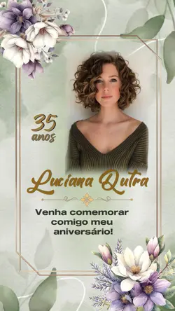 Convite aniversário