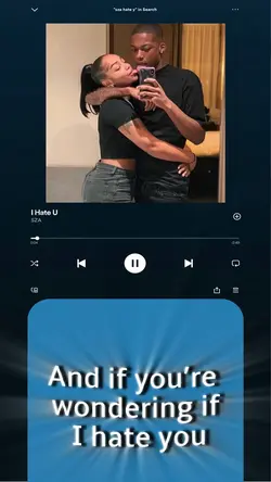 Hate you- SZA