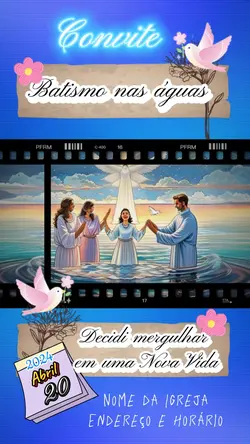 Convite Batismo 