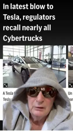 Mask. Tesla. Cyber t
