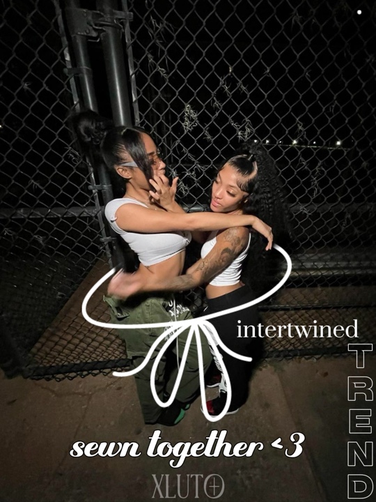 sewn together <3