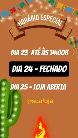 Loja fechada