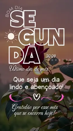 Segunda Bom dia