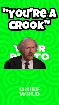 You're a crook