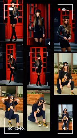 9 pictures template 