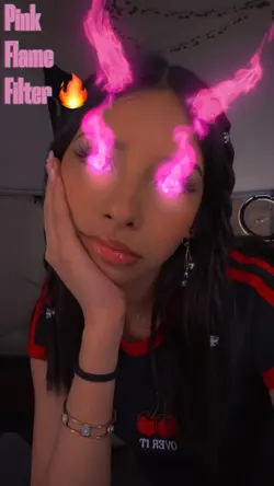 Pink flame filter