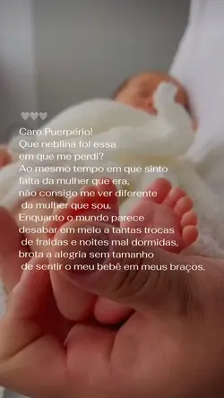 Caro puerpério ❤️‍🩹