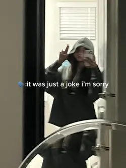 just a “joke” hm