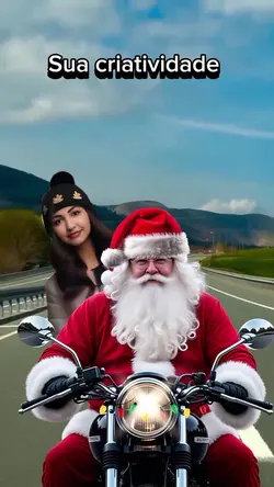 Papai Noel de moto