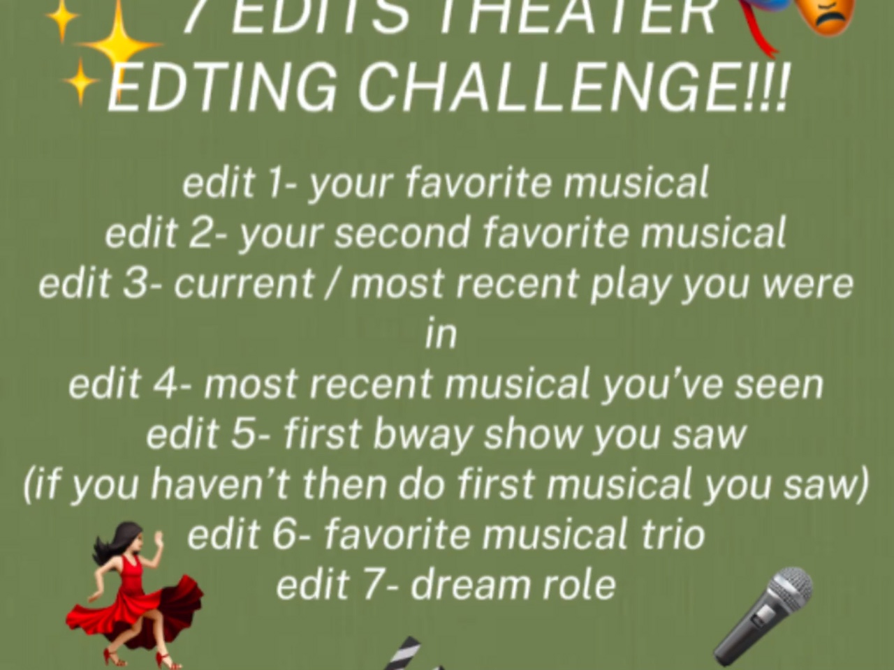EDIT ONE 🥰🎭