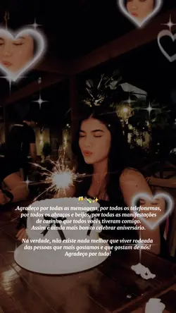 Aniversário agradeço