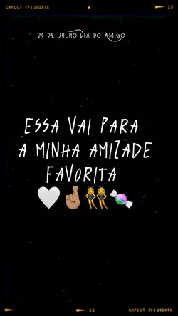 AMIZADE FAVORITA ❤️ 