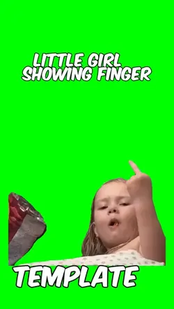 Showing finger meme