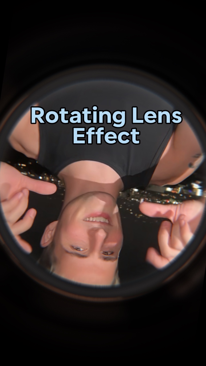 Effet de lentille rotative