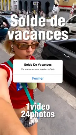 Solde de vacances