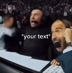 Surprised screaming
