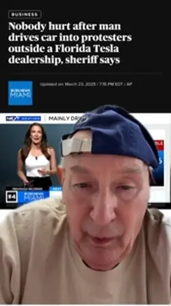 Tesla. Protests. pro