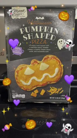 Halloween pizza