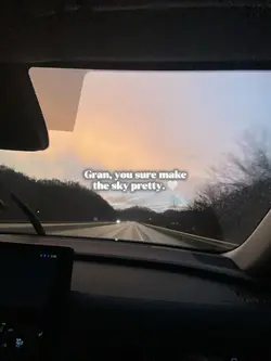 Gran makes the sky 🤍