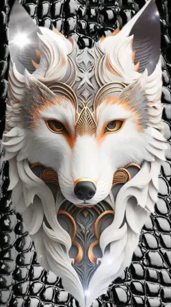 Human inside wolf