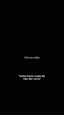 não dar certo...