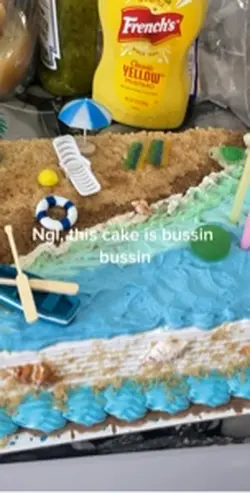 This is cake is fire