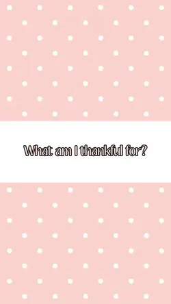 What Im thankful for