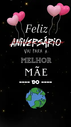 aniversário mãe 
