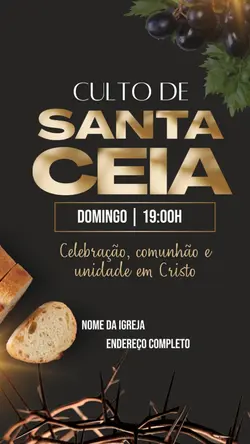 culto de santa ceia 