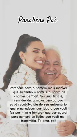 Parabéns Pai!