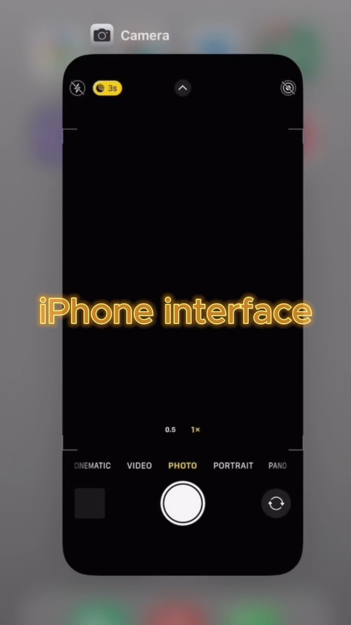 Interface do iPhone 📲