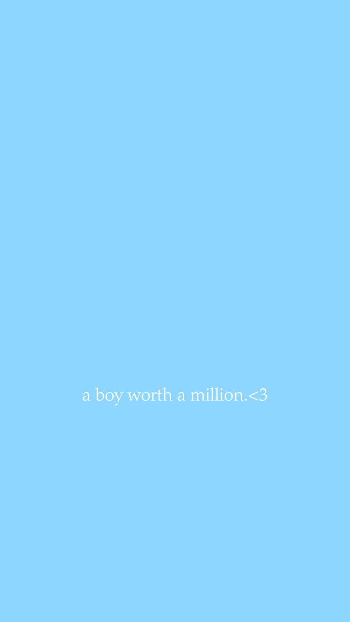 a boy worth 1mill🩵
